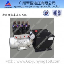 Converted automobile hydraulic system